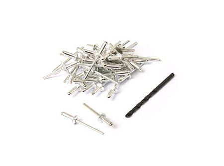 Remache tipo Pop 4,8 x 25 mm + Broca 250 unidades Imporper-0