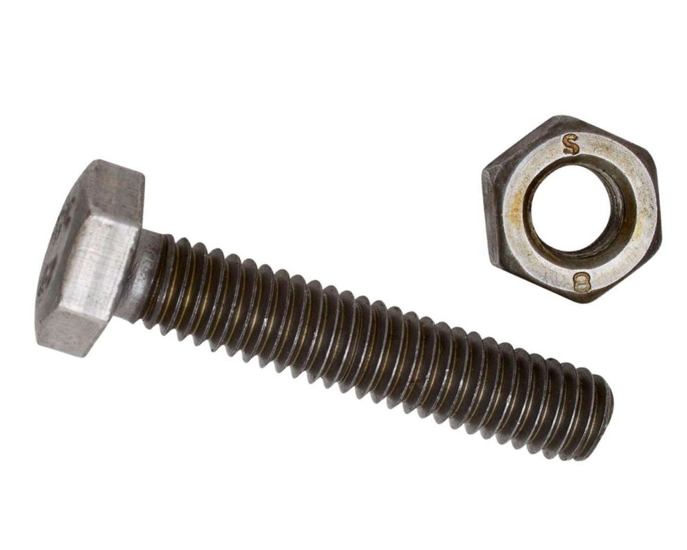 Perno hexagonal 6x15mm con tuerca milimétrico. Abb-0
