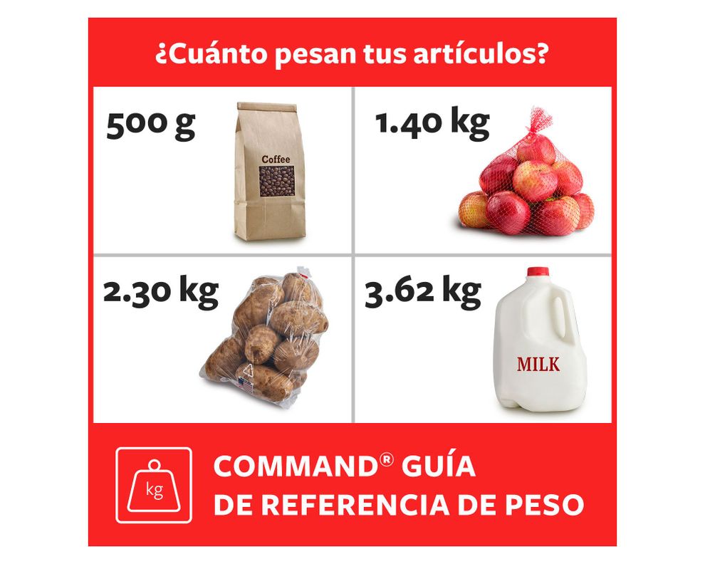 Tiras para colgar cuadros Mediano 3 pares blanco Command-7