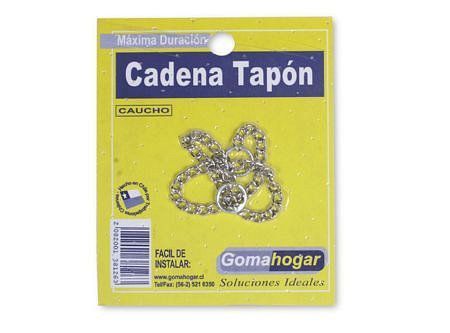 Cadena para tapón 25 cm Goma hogar-0