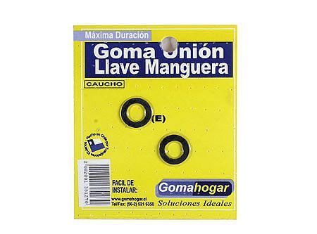 Unión llave manguera 1/2 2 unidades Goma hogar-0