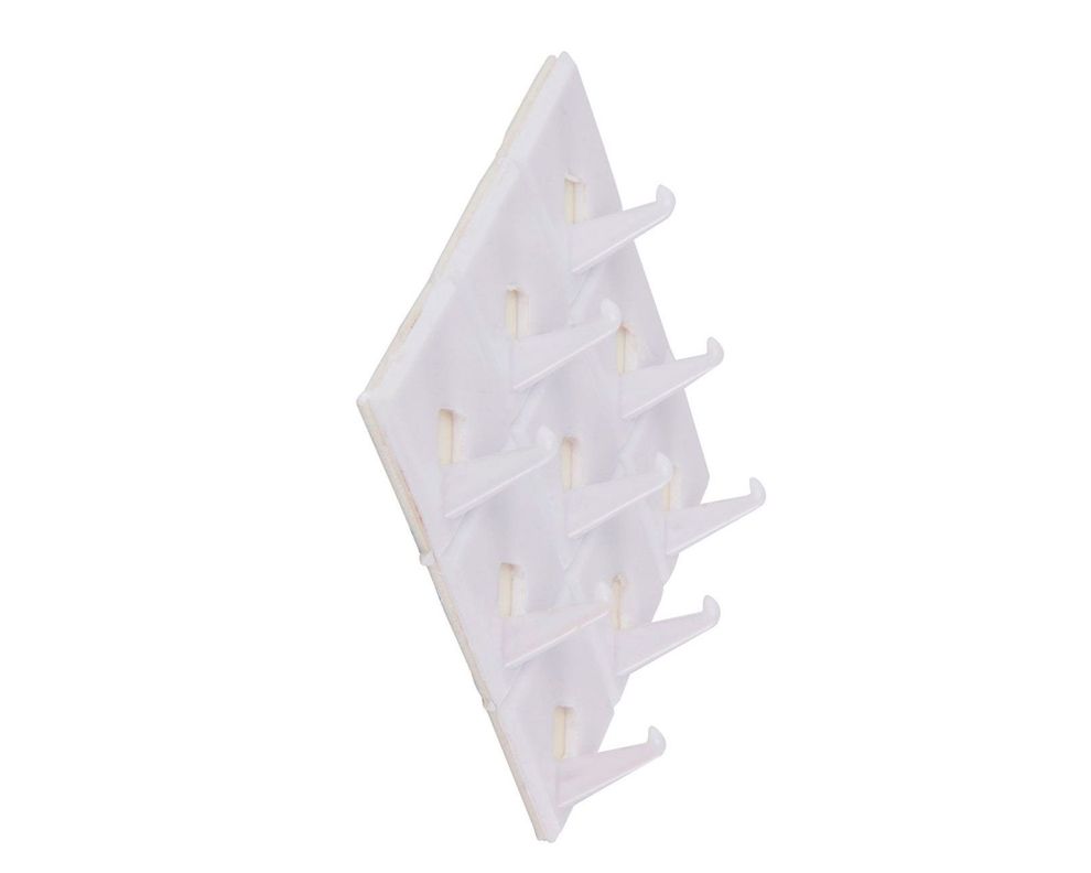 Ganchos decorativos rectos multiuso x9 unidades Cotidiana-1
