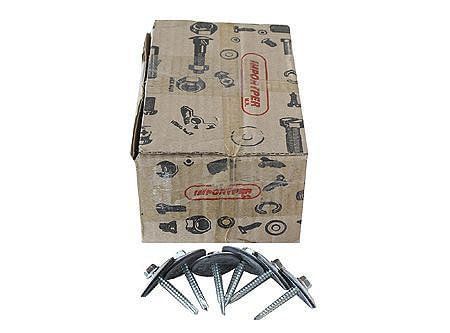 Tornillo autoperforante metal con golilla. 12 x 1 1/2 Imporper-0