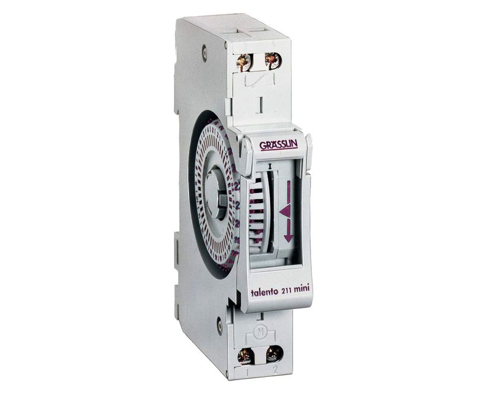 Timer talento mini 111. 1 din. r din 16a Grasslin-0
