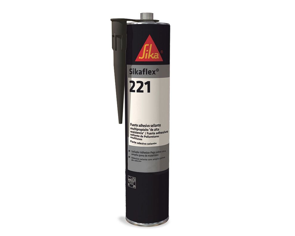 Sellador de poliuretano 300 ml Sikaflex 221 Sika-0