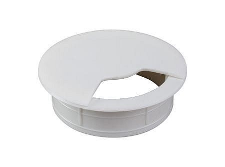 Pasa cable redondo 6 cm blanco Dvp-0