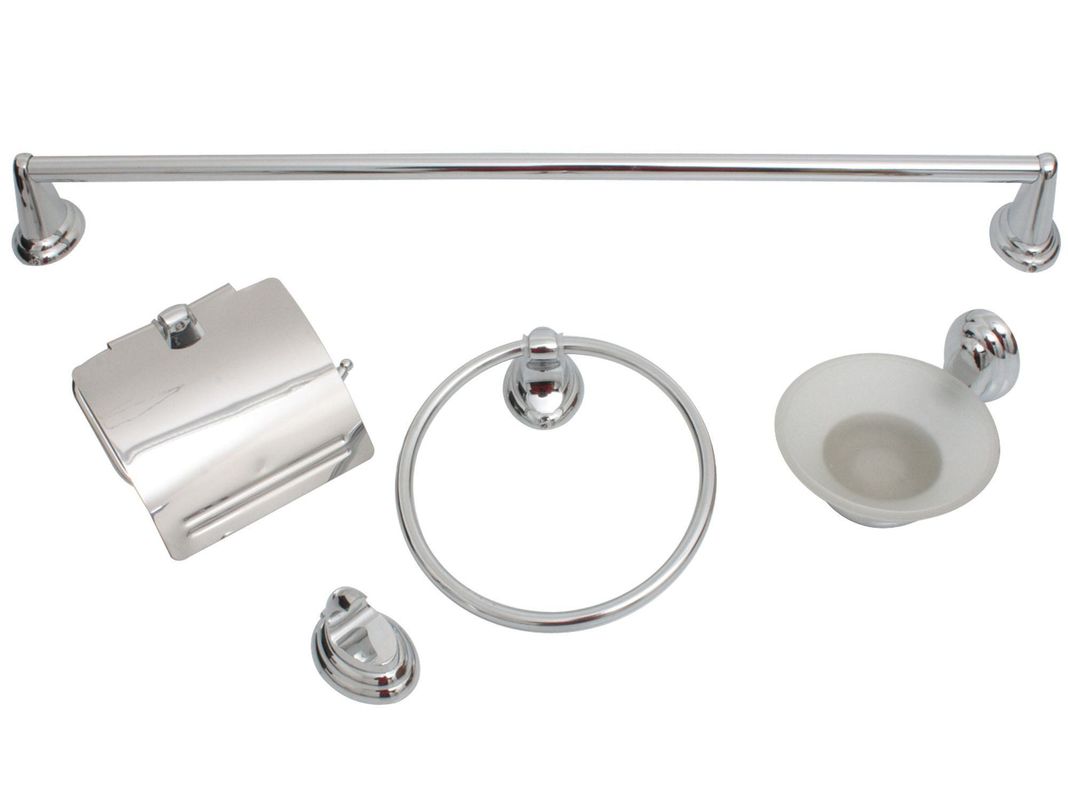 Set accesorios baño Barral cromado 5 piezas-0