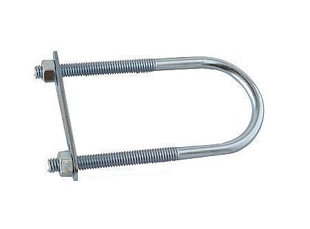 Perno u 5/16''x4 3/4''x2'' con platina y tuerca Imporper-0