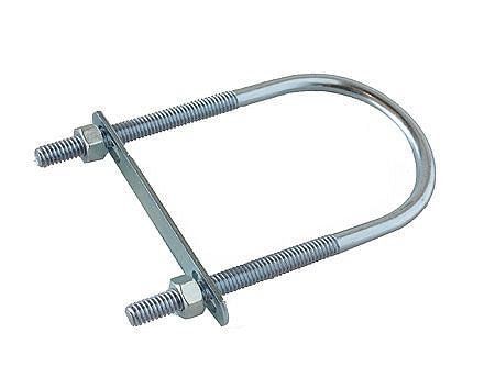 Perno u 5/16''x5''x2 1/2'' con platina y tuerca Imporper-0