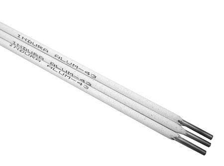 Electrodo 1/8'' aluminio display 3 unidades Indura-0