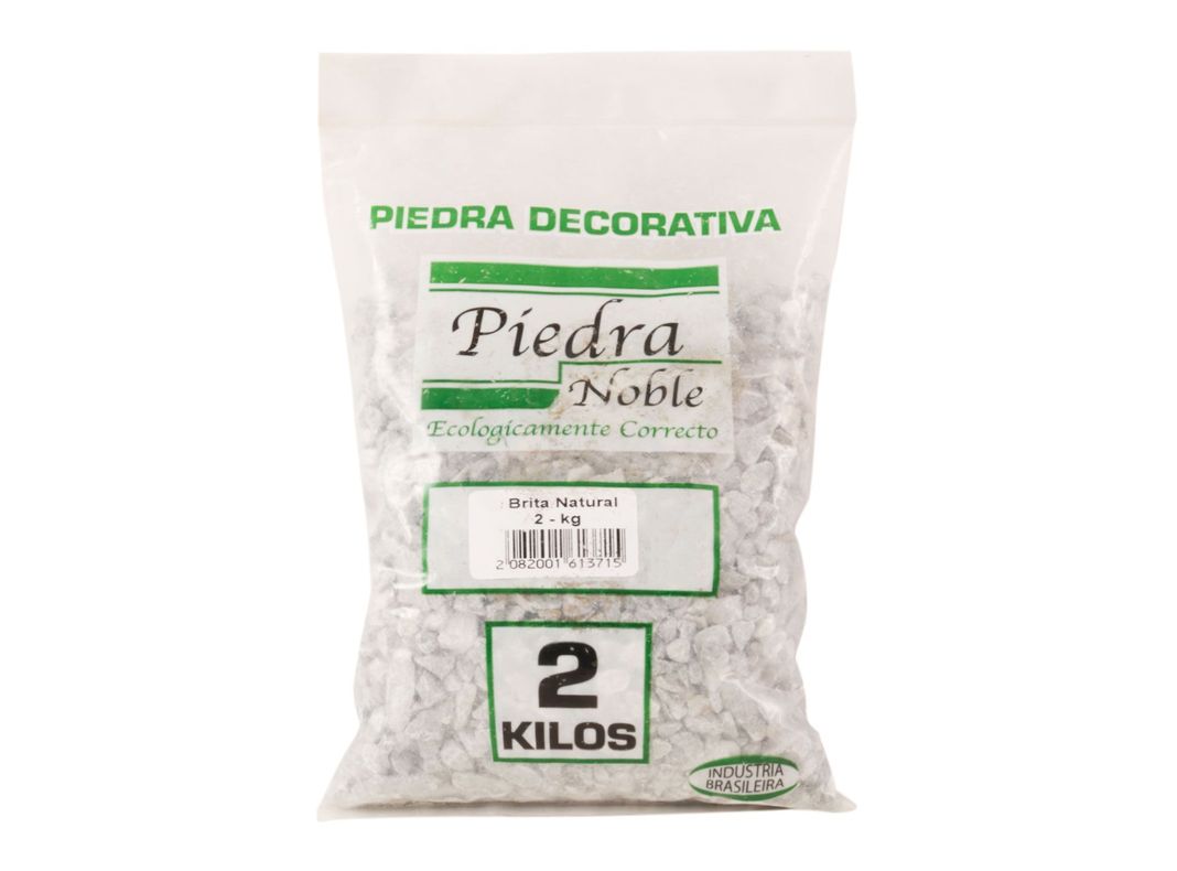 Piedra decorativa 2 kg Brita natural-0