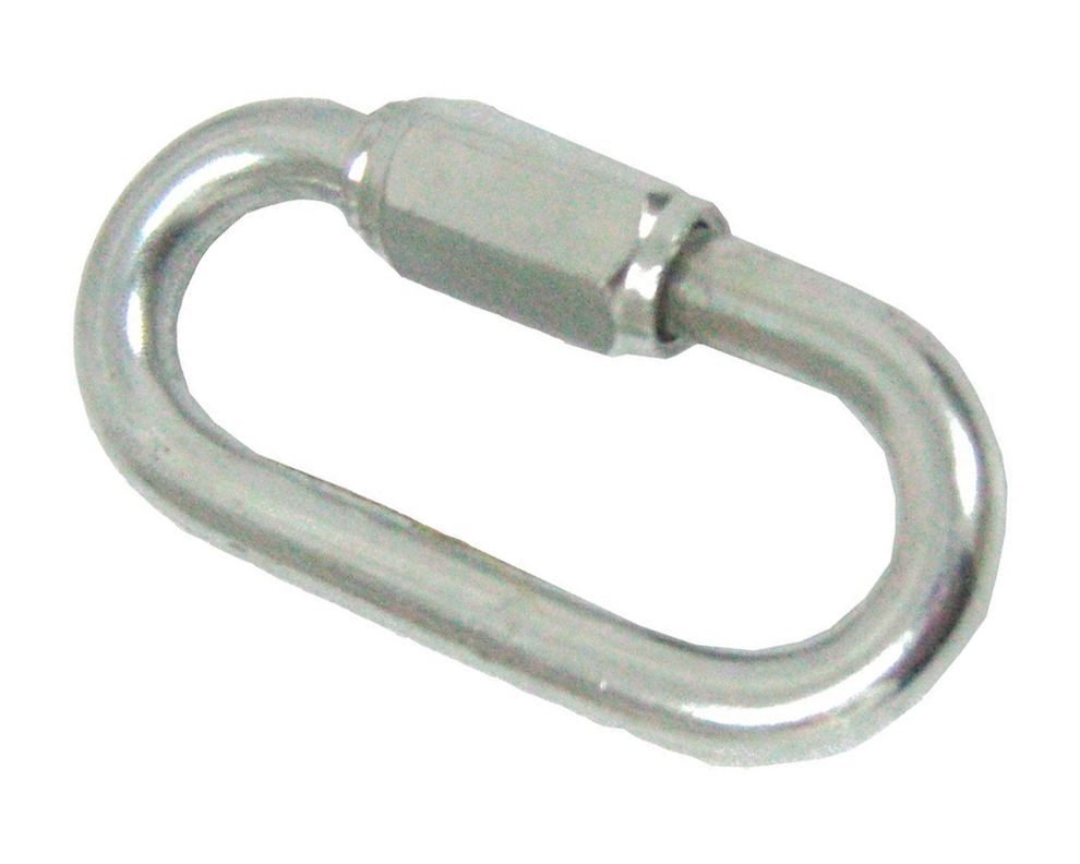 Eslabón unión 1/4'' acero zincado Imporper-0