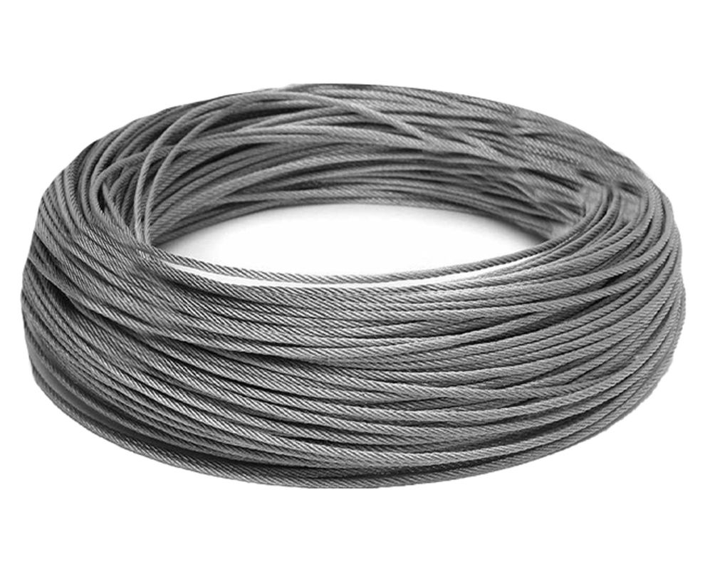 Cable acero 4,76 mm x 1 m + FC + PVC 1/8 - 3/16'' Imporper-0