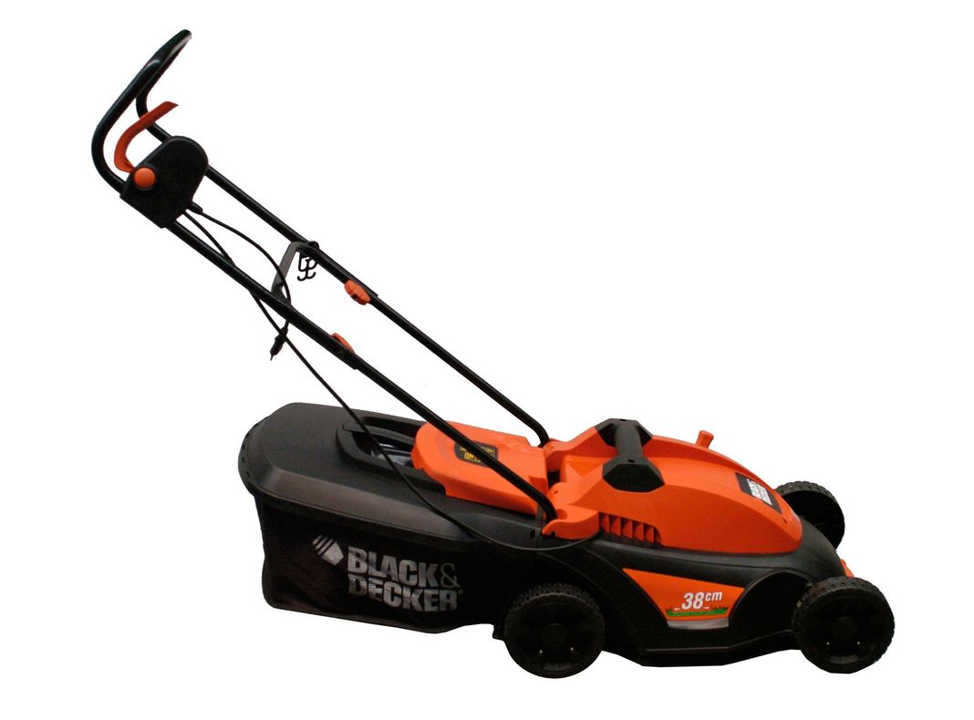 Cortacésped eléctrico 1600W 38 cm GR3800 Black+Decker-0