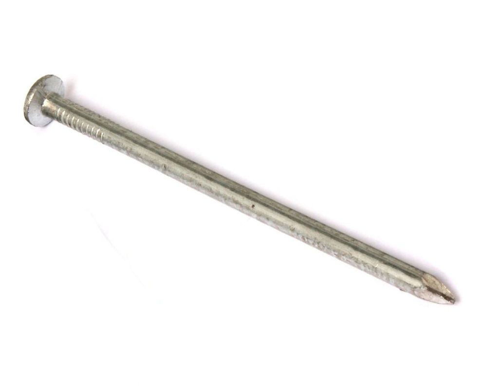 Clavo corriente 4 x 8 mm galvanizado exterior gris Inchalam-0