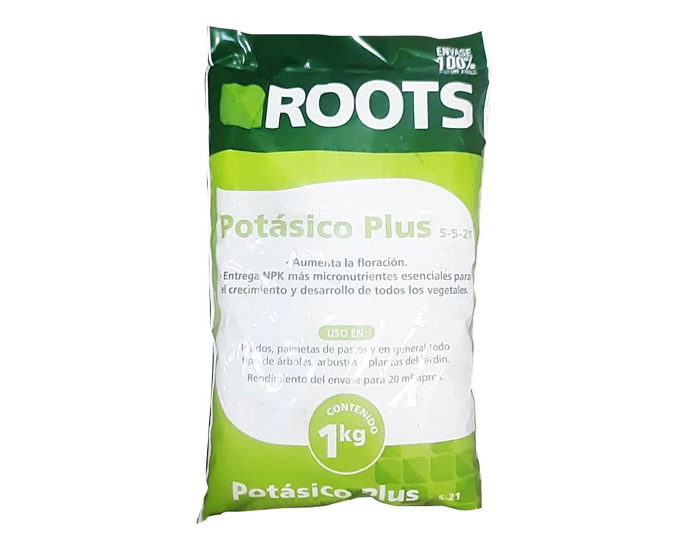 Fertilizante potásico plus 1kg Roots-0