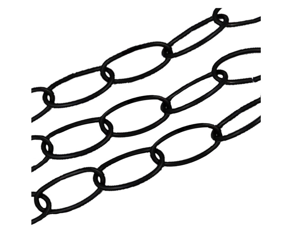 Cadena 1 metro Decor negro Imporper-0