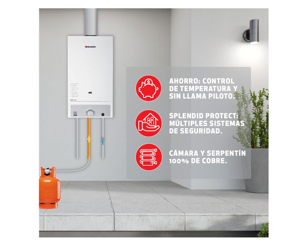 Calefont ionizado Beyond 13L 2EV GN 13 lt natural gas natural-2