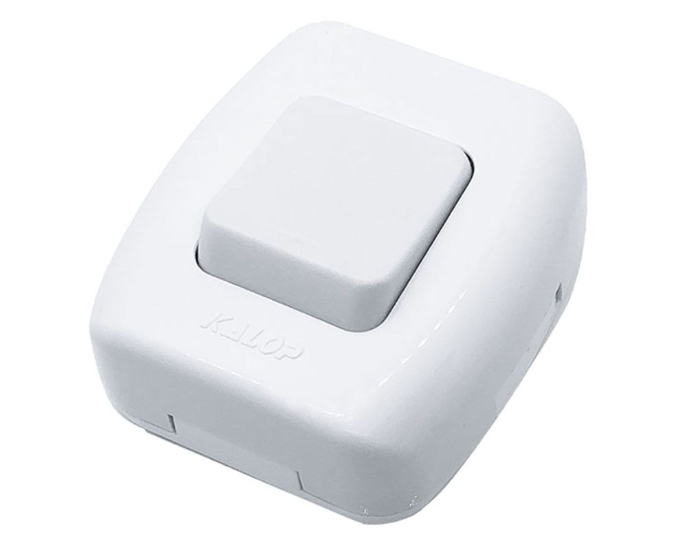 Interruptor simple 10 a tekna blanco Kalop-3