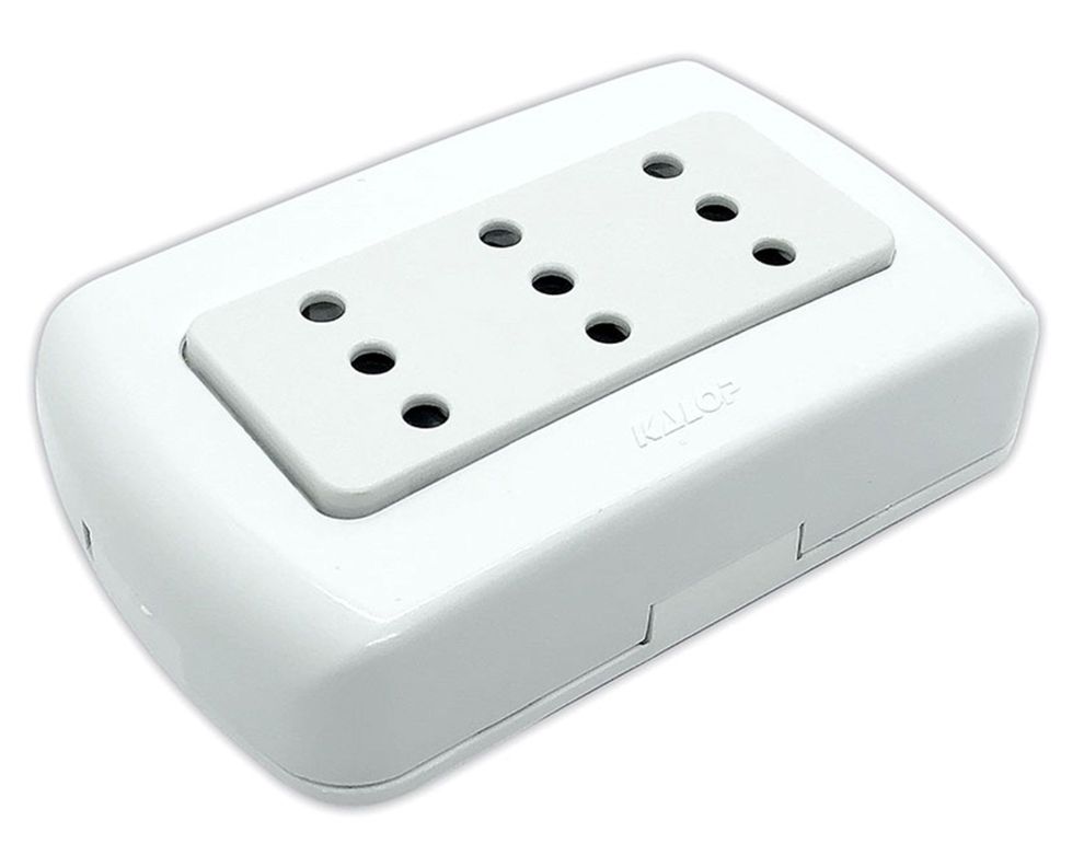 Enchufe triple tekna 10a 250v Kalop-2