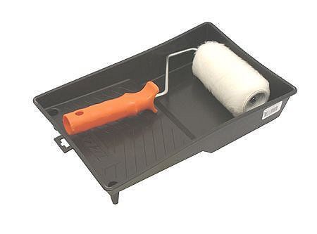 Set pintura rodillo 12cm + bandeja Lizcal-0