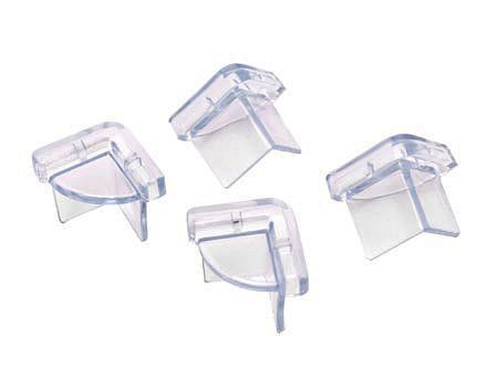Esquinero antigolpes HDS-55032 transparente 4 unidades Happy Dino-0