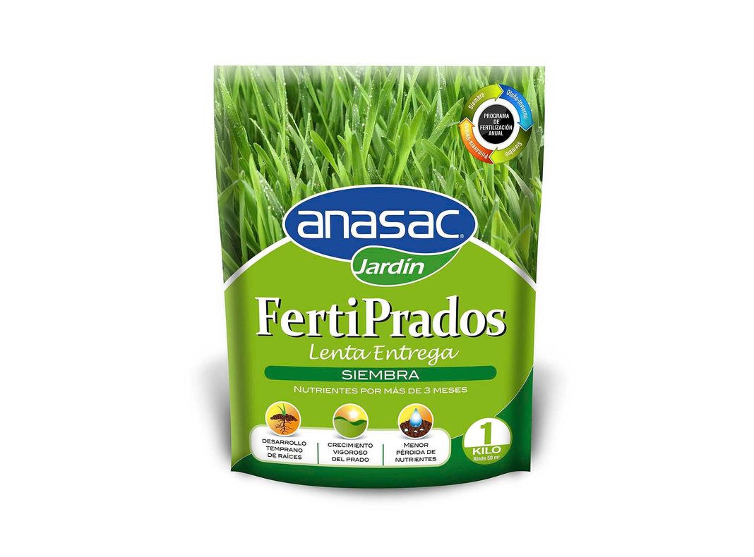 Fertilizante prados lenta entrega siembra 1kg Anasac-0
