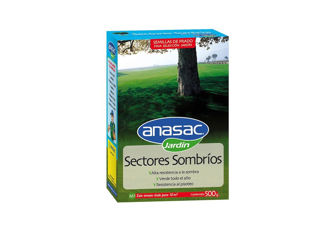 Semillas prado fina sectores sombríos 500g Anasac-0