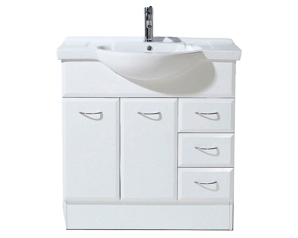 Mueble vanitorio 88 cm New blanco Cotidiana-0