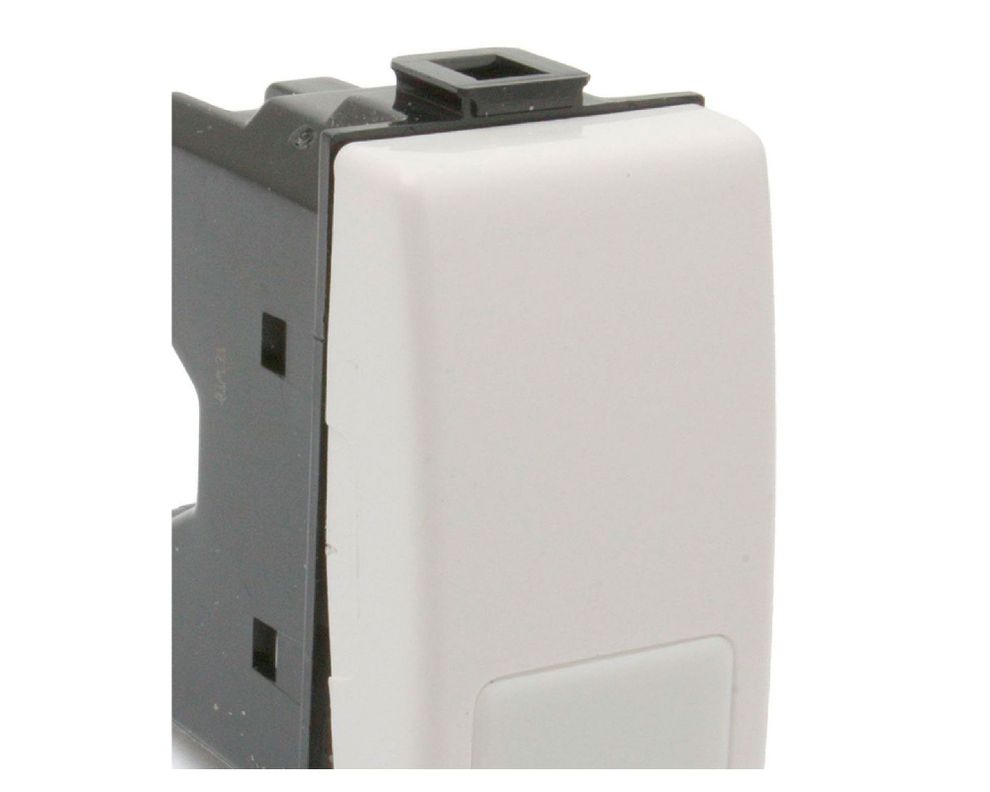 Modulo interruptor conmutador 9/24 iluminable blanco matix Bticino-1