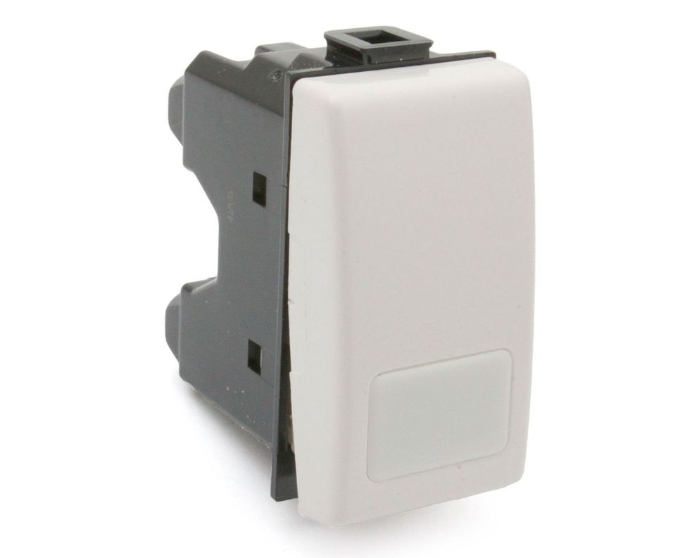 Modulo interruptor conmutador 9/24 iluminable blanco matix Bticino-0