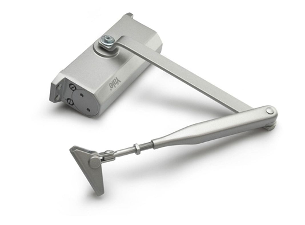 Cierra puerta hidráulico 80 kg sobreponer silver y 522 Yale-0