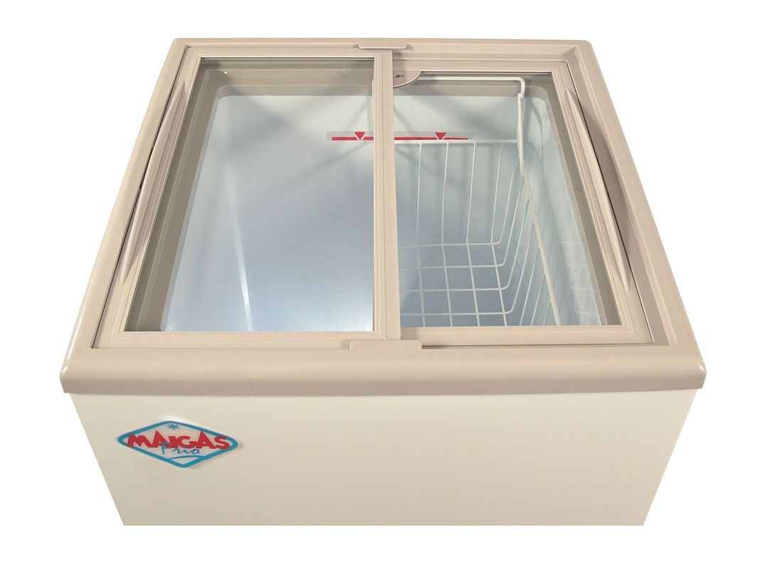 Freezer Horizontal dual 100 litros tapa vidrio SD100 Maigas-3