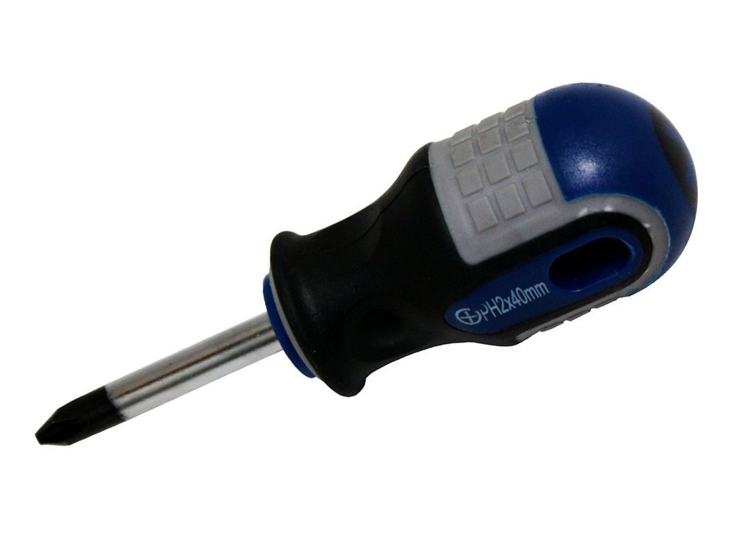 Destornillador punta cruz PH2 40 mm mango ergonómico Robust-0