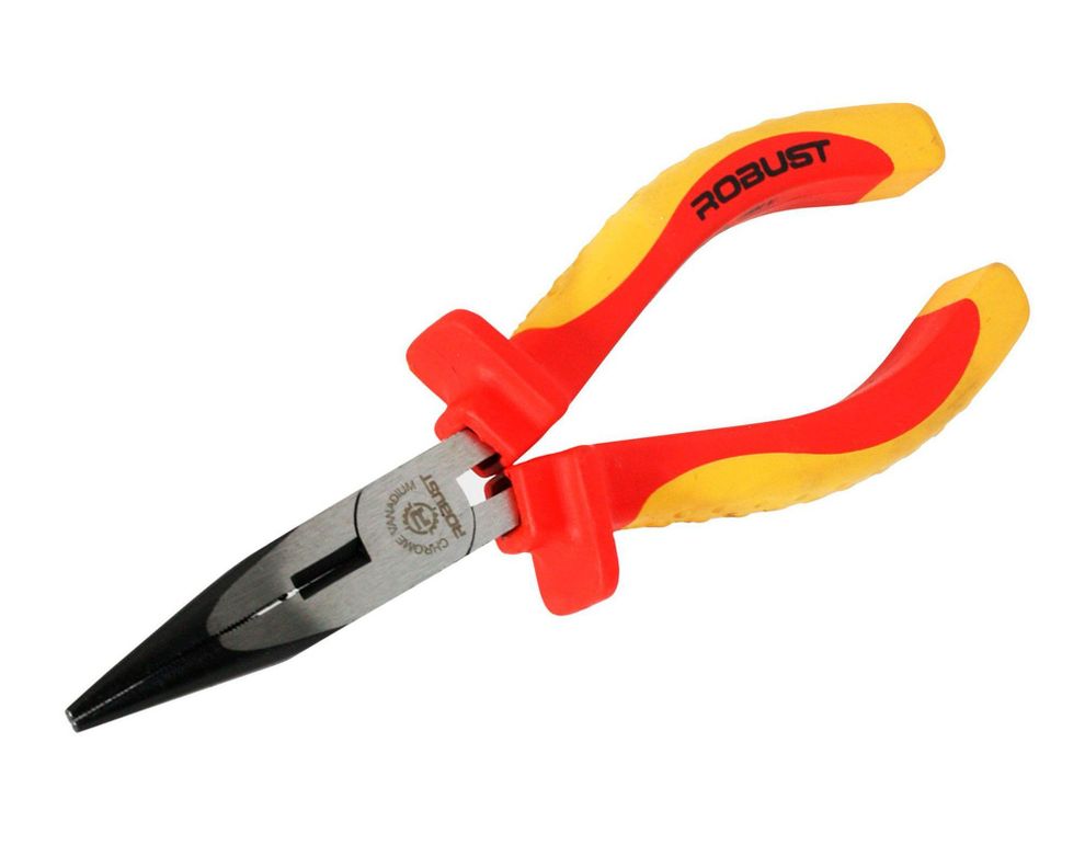 Alicate punta electricista 6'' 1000V Robust.-0
