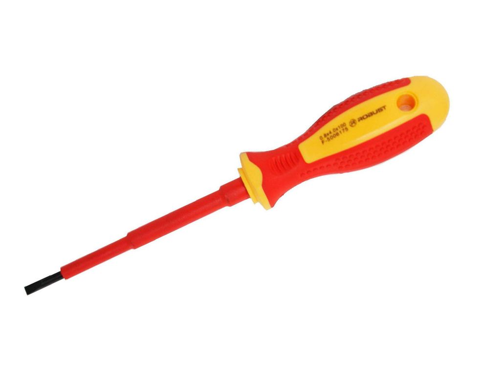 Destornillador punta paleta PH4 100 mm electricista 1000V Robust.-0