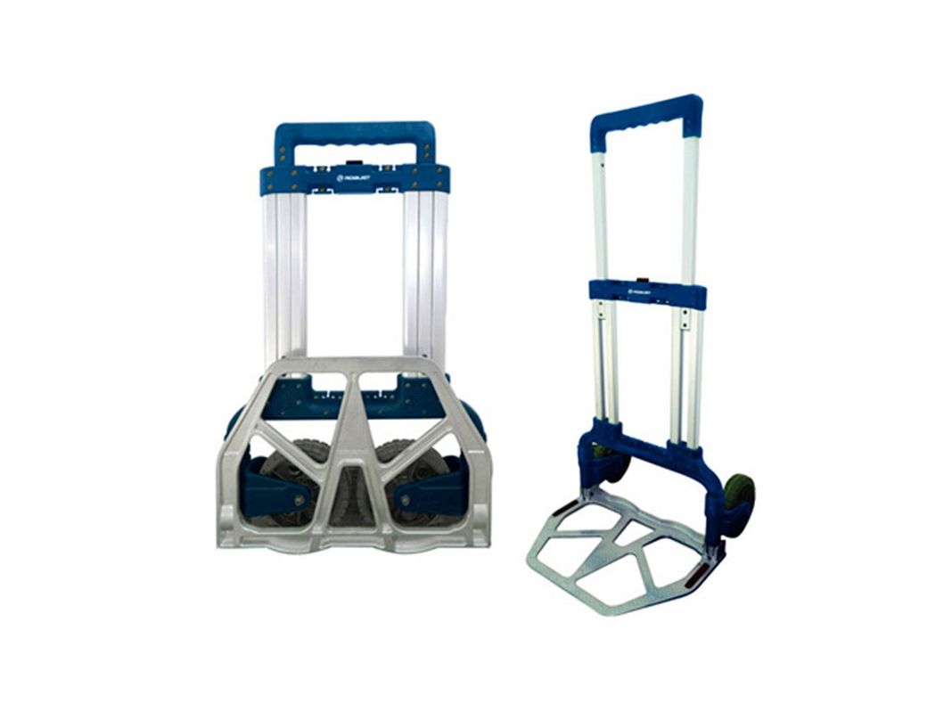 Carreta plegable 125 kg azul/inox Robust-0