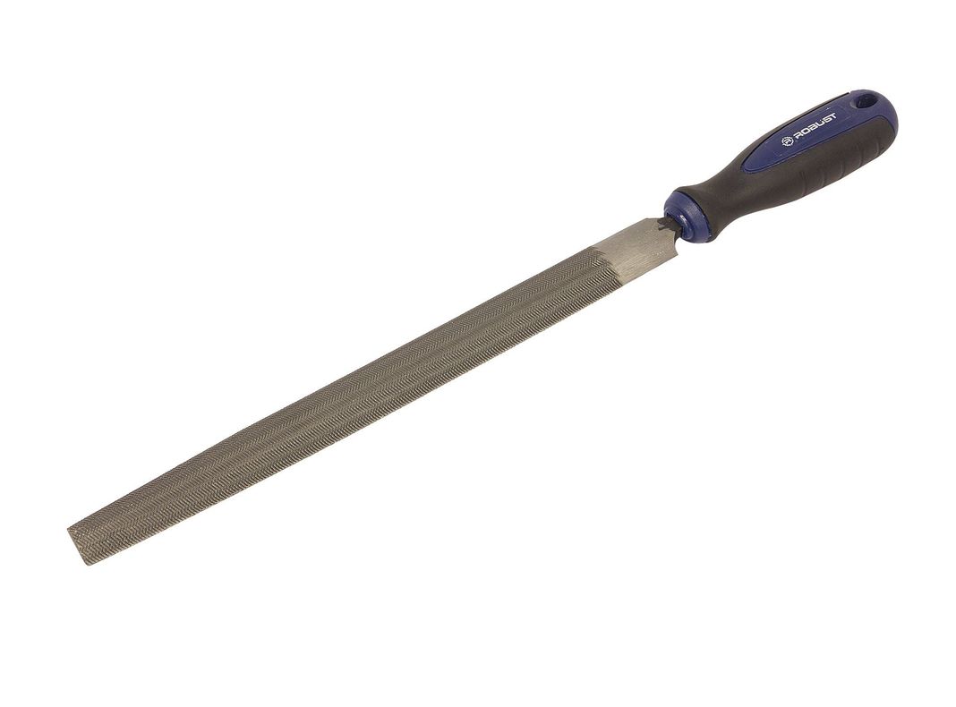 Lima 254 mm RU032-N gruesa acero semi redonda Robust-0