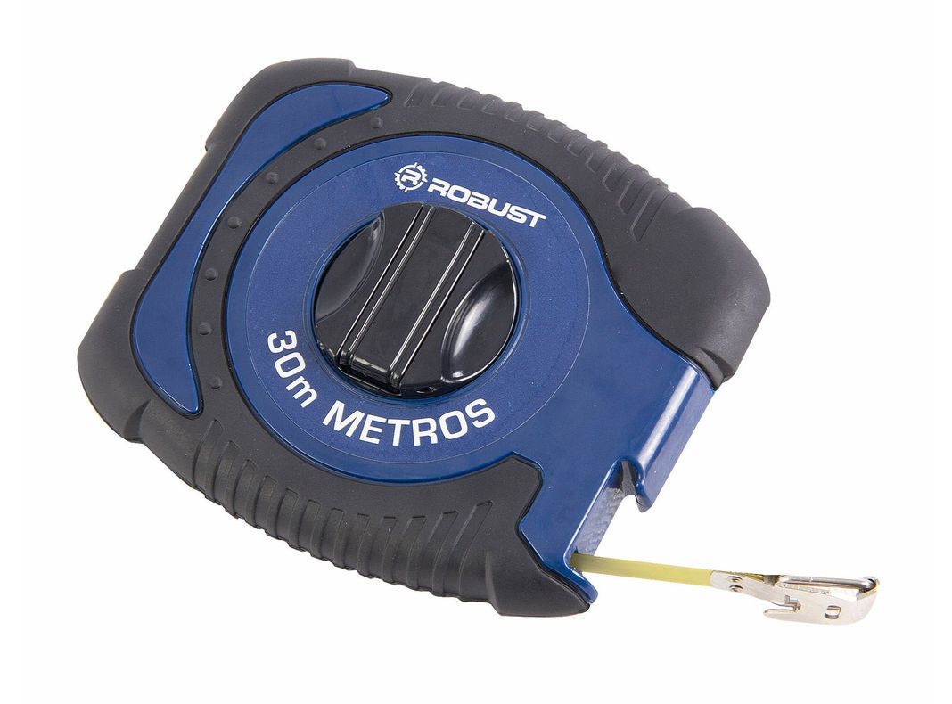 Huincha de medir metálica largo 30.0m Robust-1