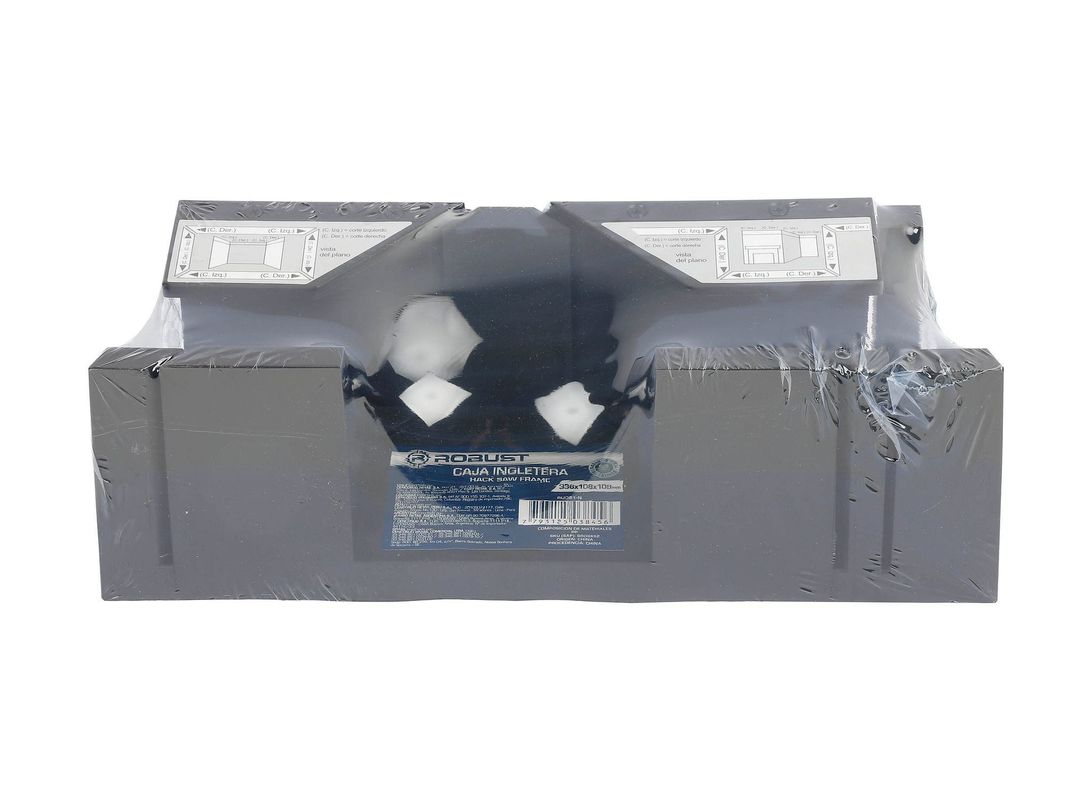 Caja ingleteadora plástica 12'' negra RU061-N Robust-0
