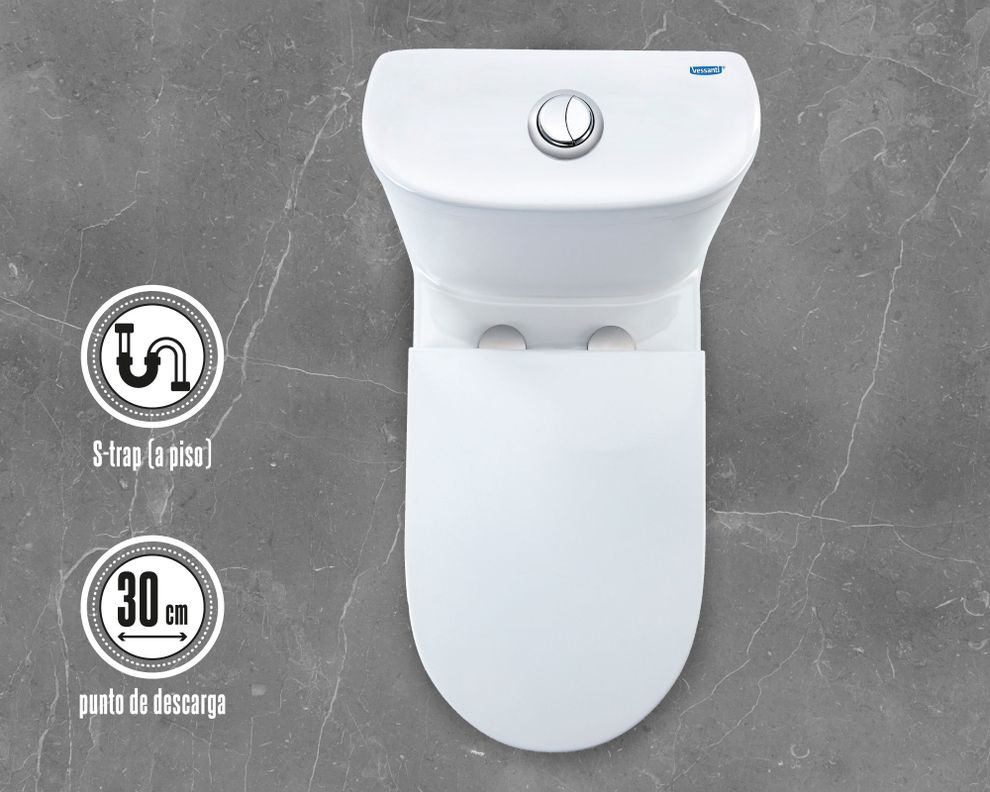One piece 30 cm Dual flush Atenas Vessanti-3
