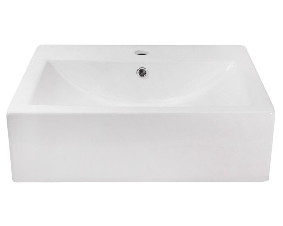 Lavamanos sobreponer 51,5x42 cm blanco Vessanti-3