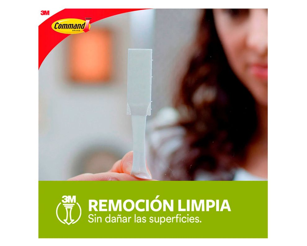 Tiras para colgar cuadros Delgado 4 pares blanco Command-8