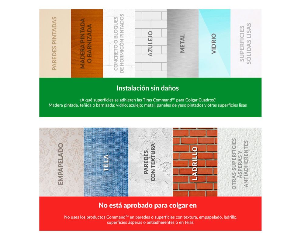 Colgador para cuadros plata Command-7