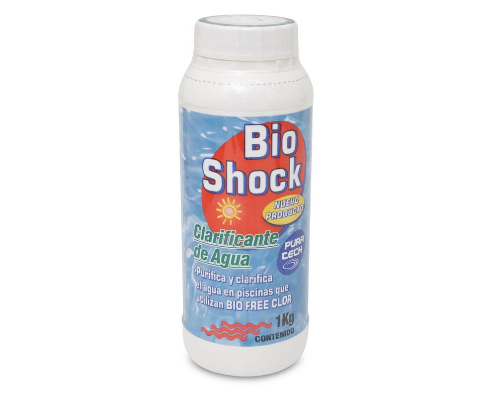 Bio shock piscina 1 kg Pura tech-0