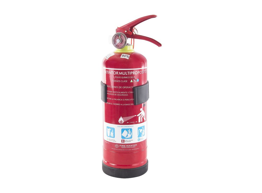Extintor 2 kilogramos multipropósito pqs Fire Master-0