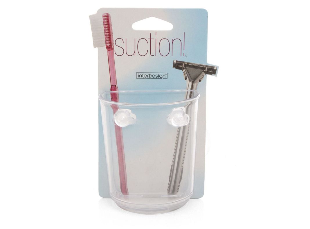Vaso succión 9x8 cm clear Interdesign-0