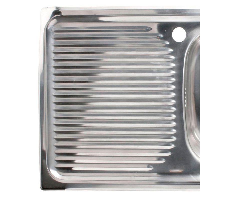 Lavaplatos empotrado 80x43.5 cm derecha inox Splendid-1