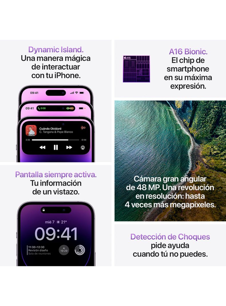 iPhone 14 Pro 128GB Morado Oscuro-7