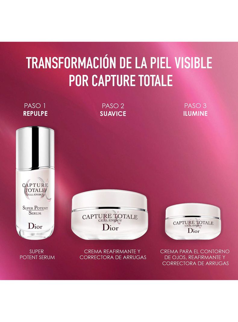 Crema Dior Capture Totale Reafirmante y Correctora Arrugas 15 ml-6
